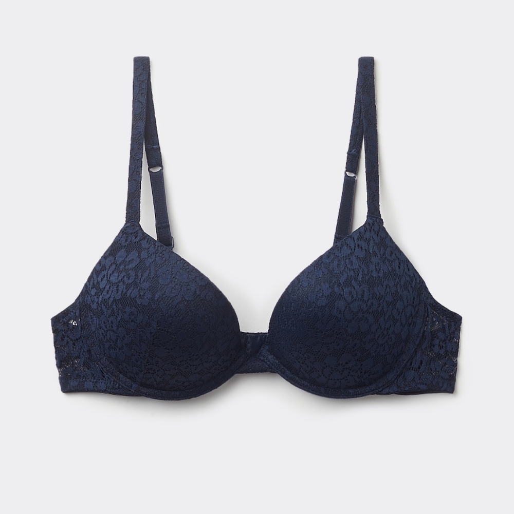 Grey Lace Bra